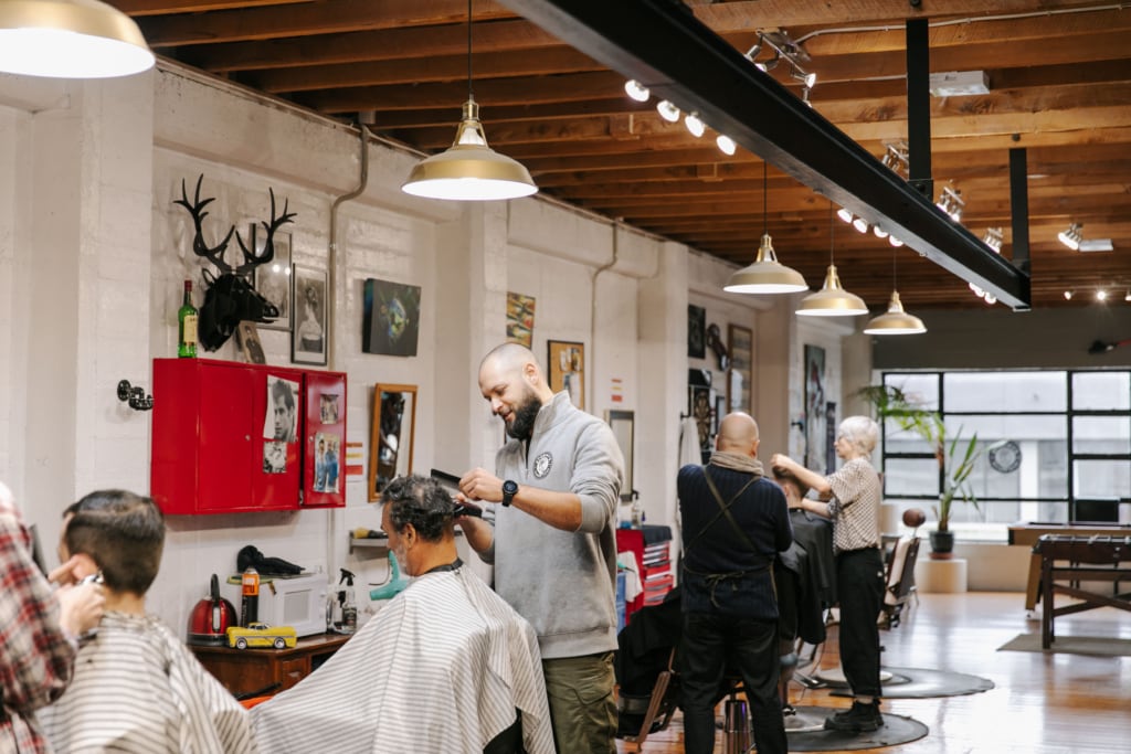Barber in Stormy's Man Cave Barbers